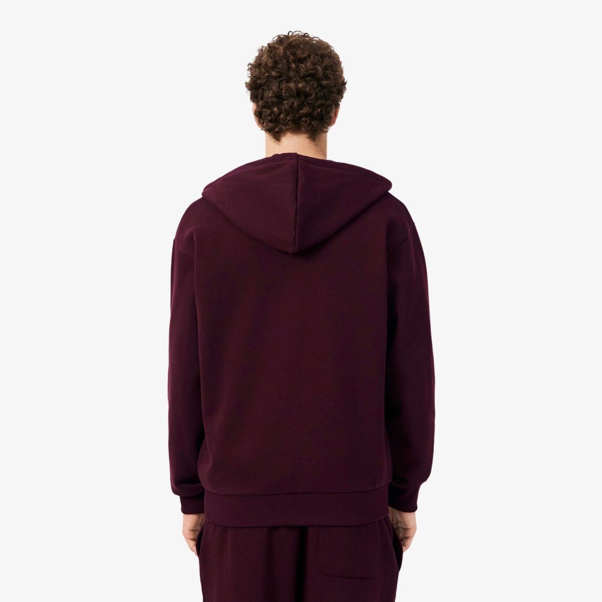 Lacoste Fleece Vest Bordeaux