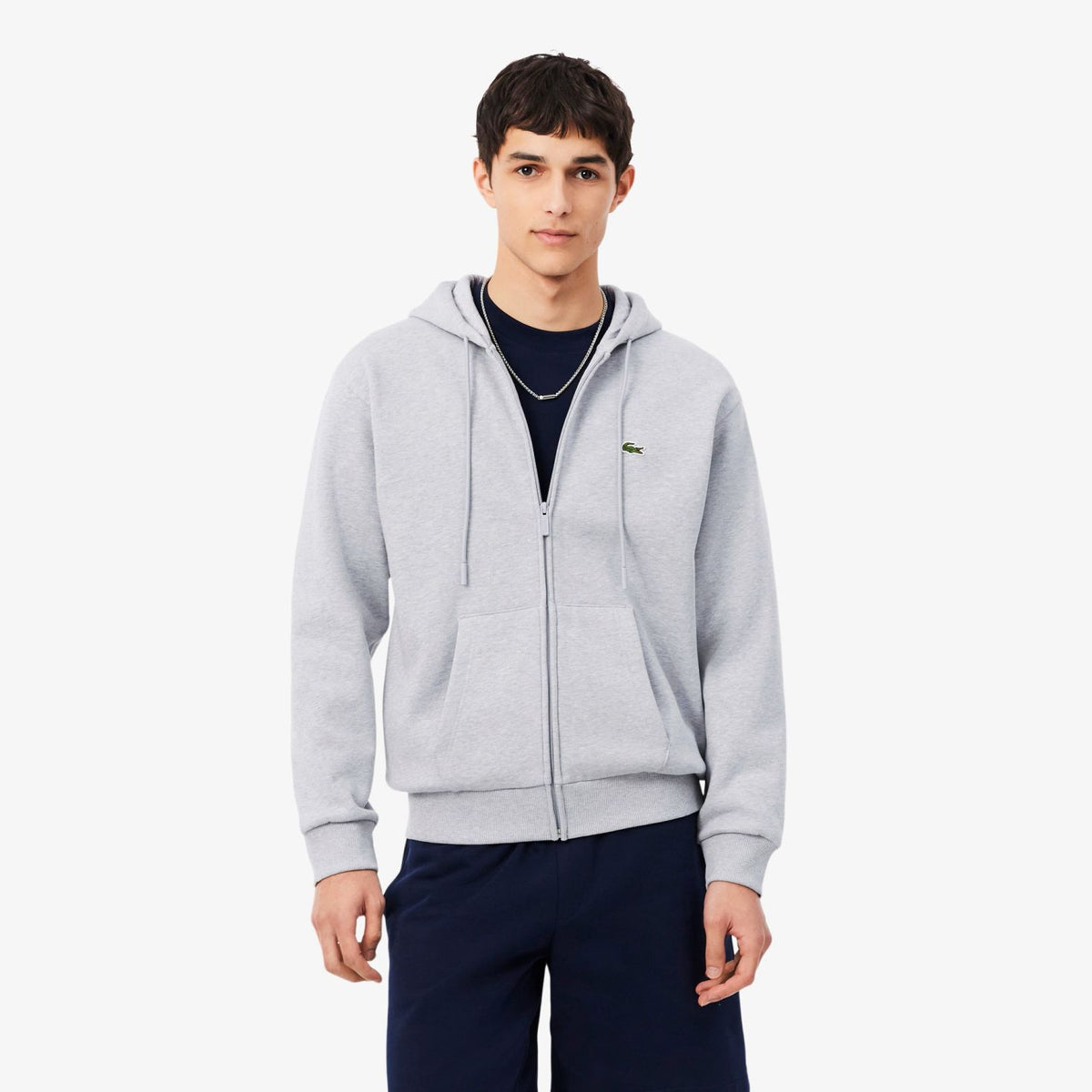 Lacoste Fleece Vest Grijs