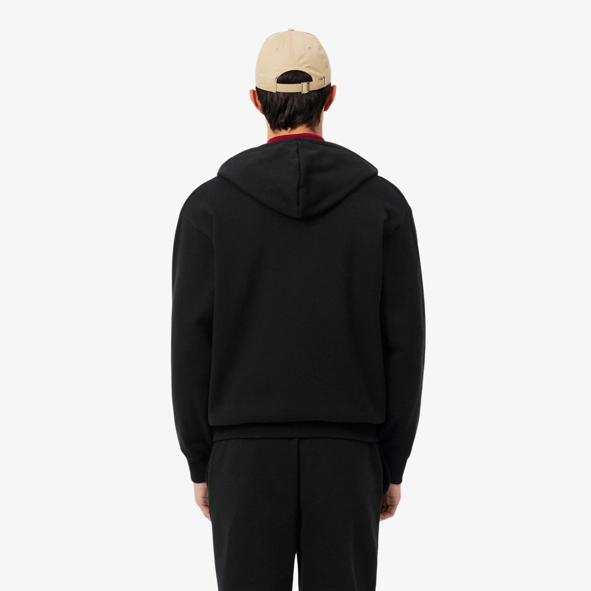 Lacoste Fleece Vest Zwart