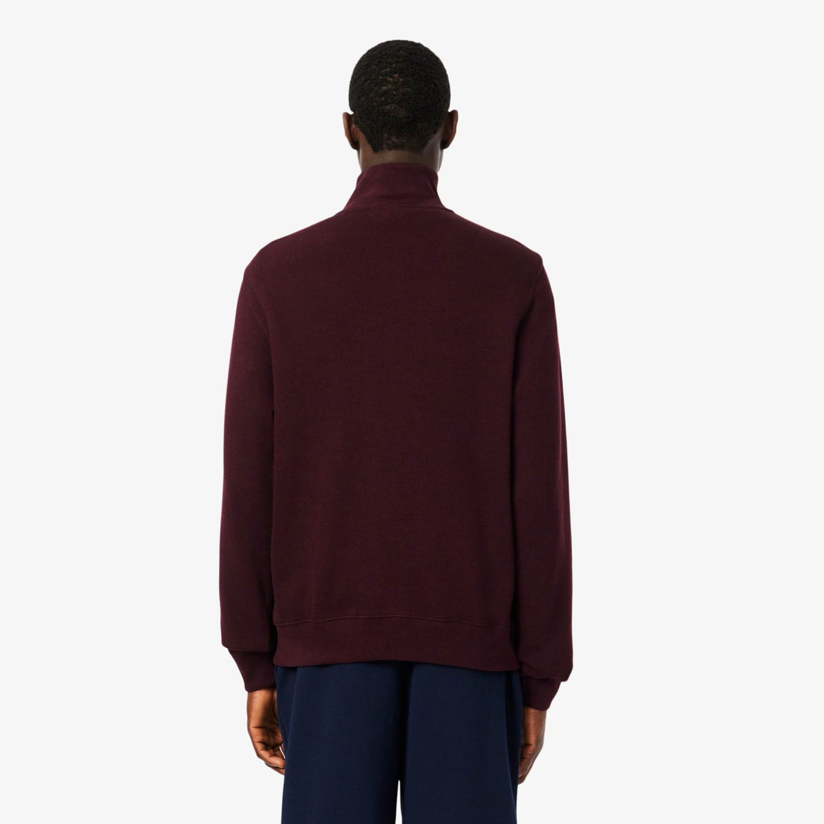 Lacoste Half Zip Sweater Bordeaux