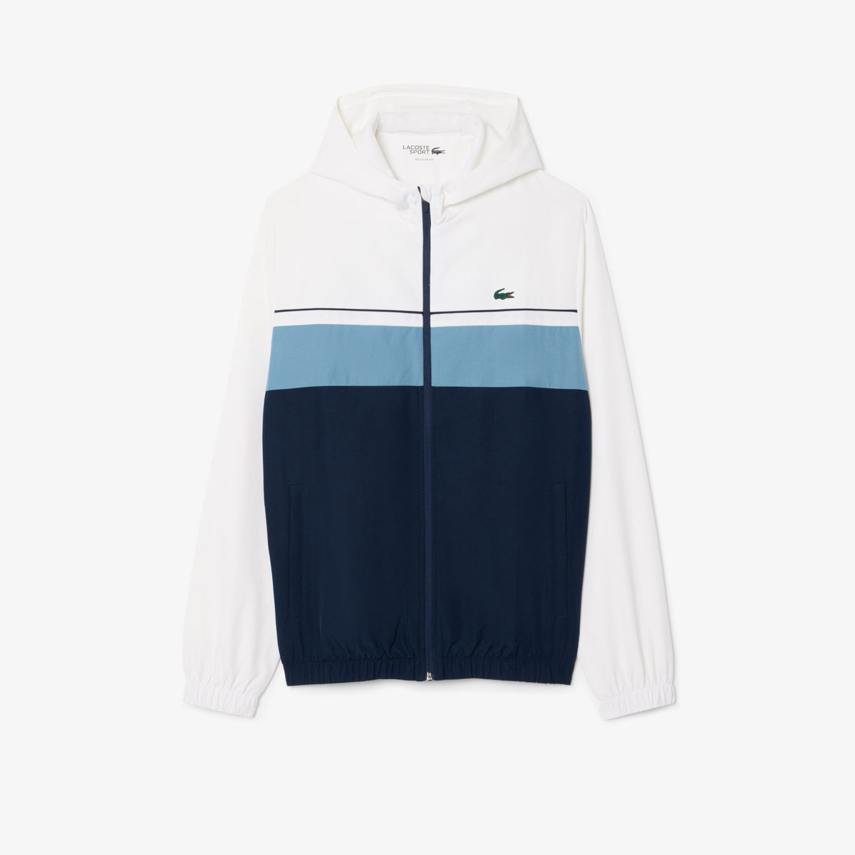 Lacoste Monogram Trainingspak Navy/Wit