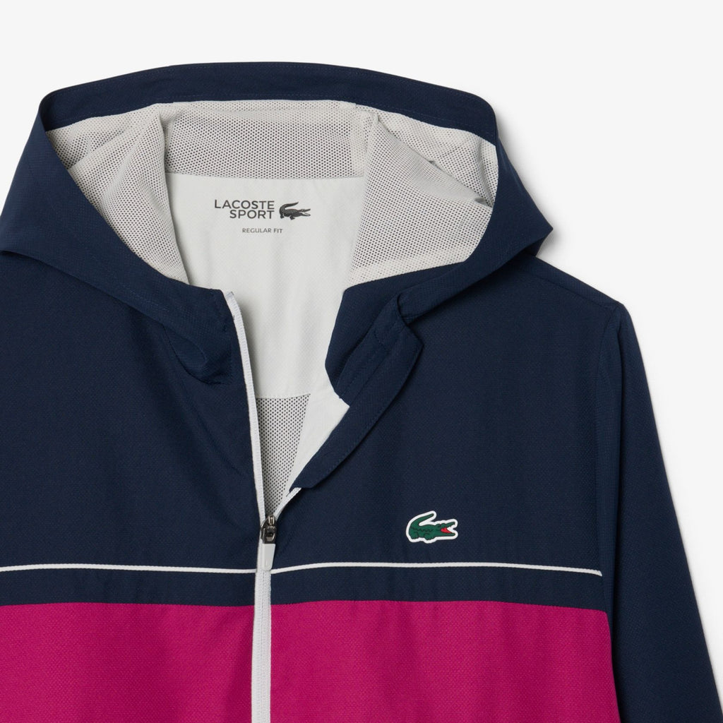 Lacoste Monogram Trainingspak Wit/Navy