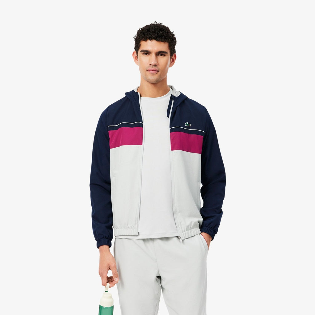 Lacoste Monogram Trainingspak Wit/Navy