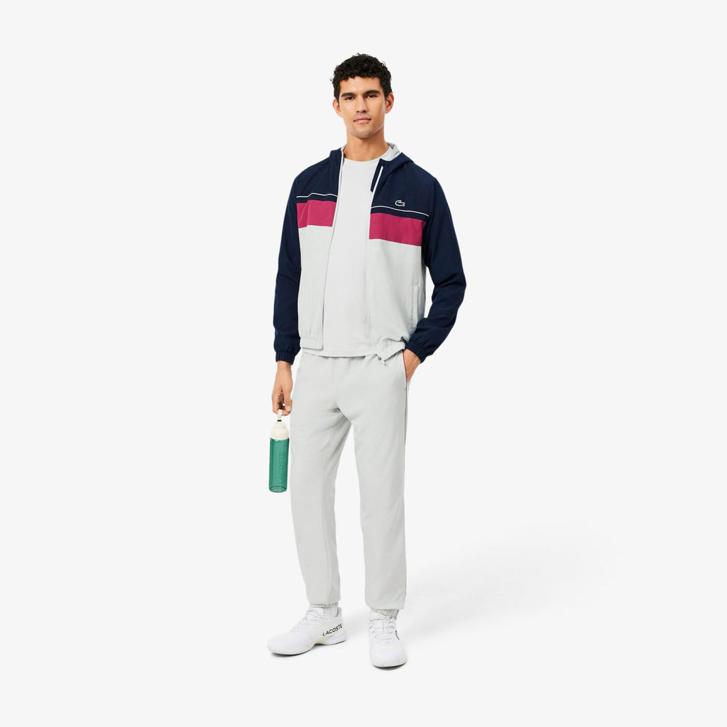 Lacoste Monogram Trainingspak Wit/Navy