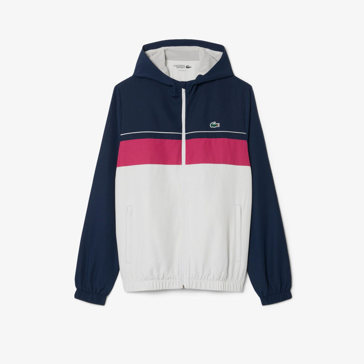 Lacoste Monogram Trainingspak Wit/Navy