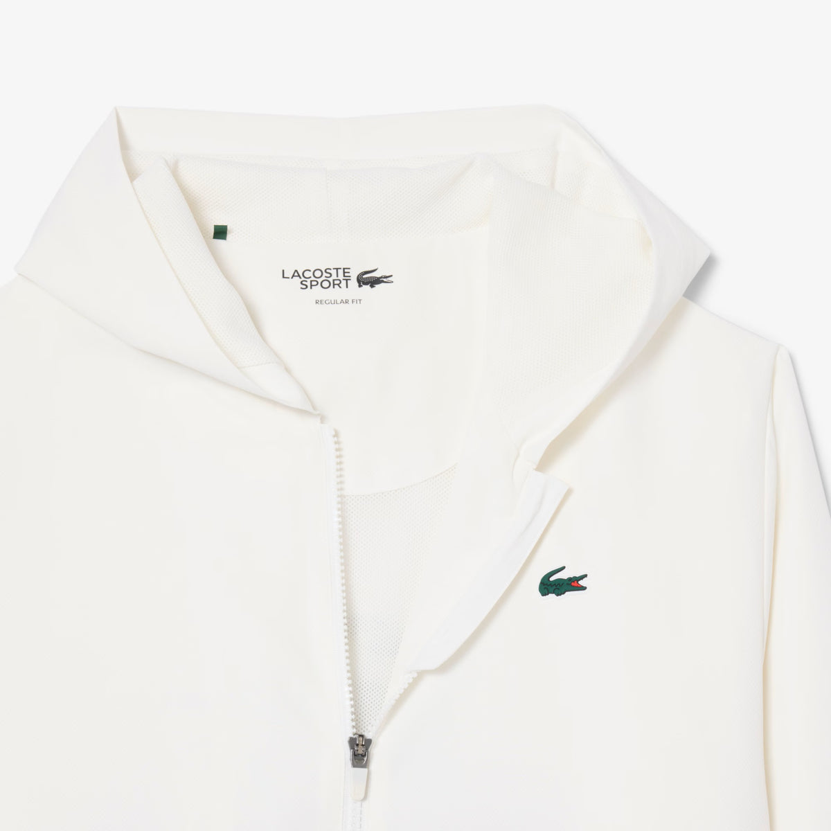 Lacoste Printed Colour-Block Trainingspak Off White/Donker Groen