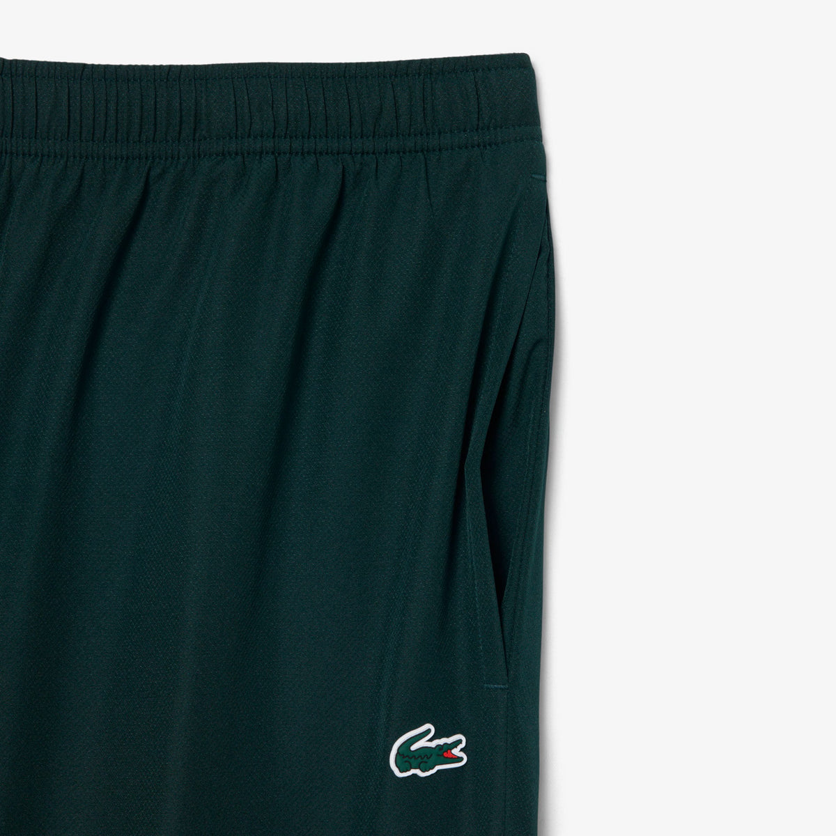 Lacoste Printed Colour-Block Trainingspak Off White/Donker Groen
