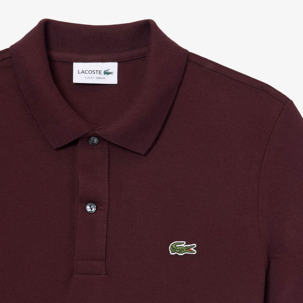 Lacoste Slim Fit Polo Bordeaux