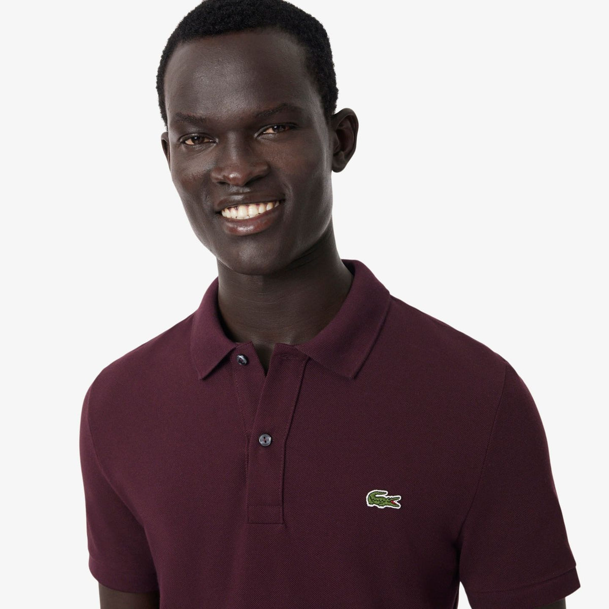Lacoste Slim Fit Polo Bordeaux
