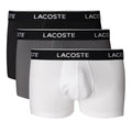 Lacoste Stretch 3-Pack Boxer Wit/Antraciet/Zwart