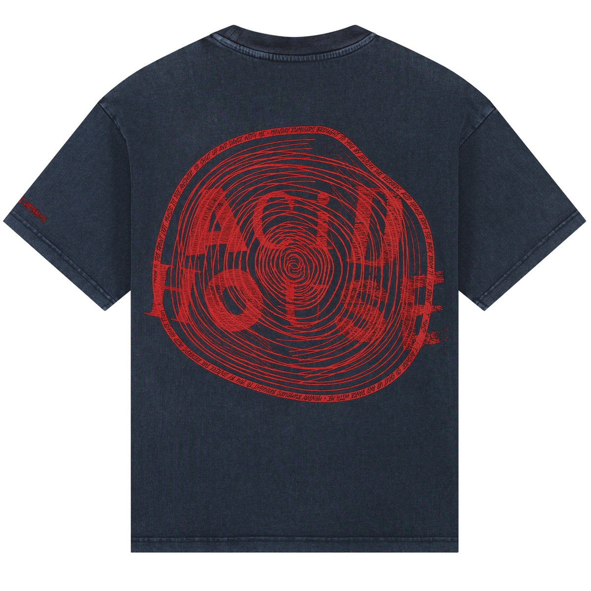 Lovelee Dae Chuck Acid House T-shirt Donker Blauw