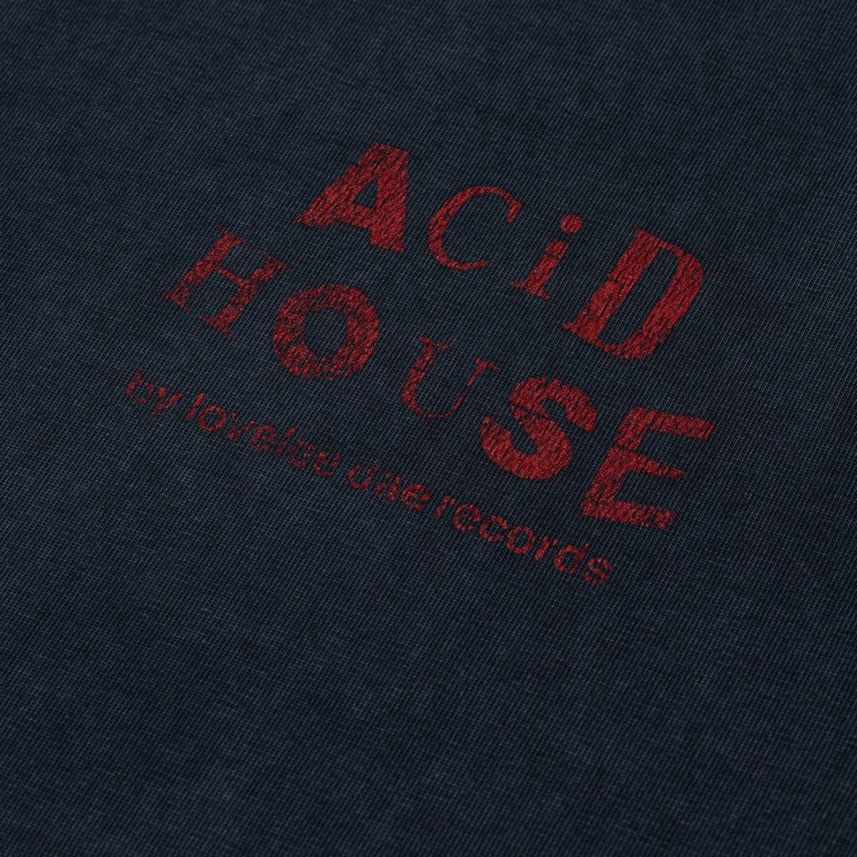 Lovelee Dae Chuck Acid House T-shirt Donker Blauw