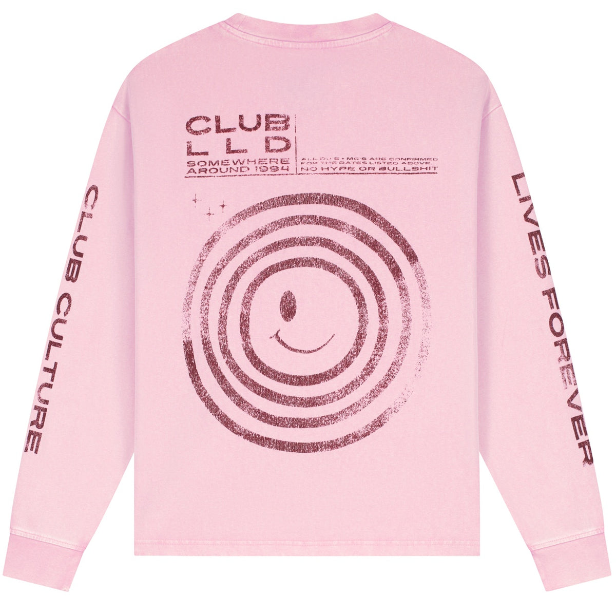 Lovelee Dae Chuck Club LLD Longsleeve T-shirt Roze