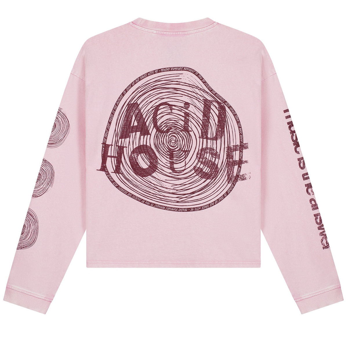 Lovelee Dae Frankie Acid House Longsleeve T-shirt Roze