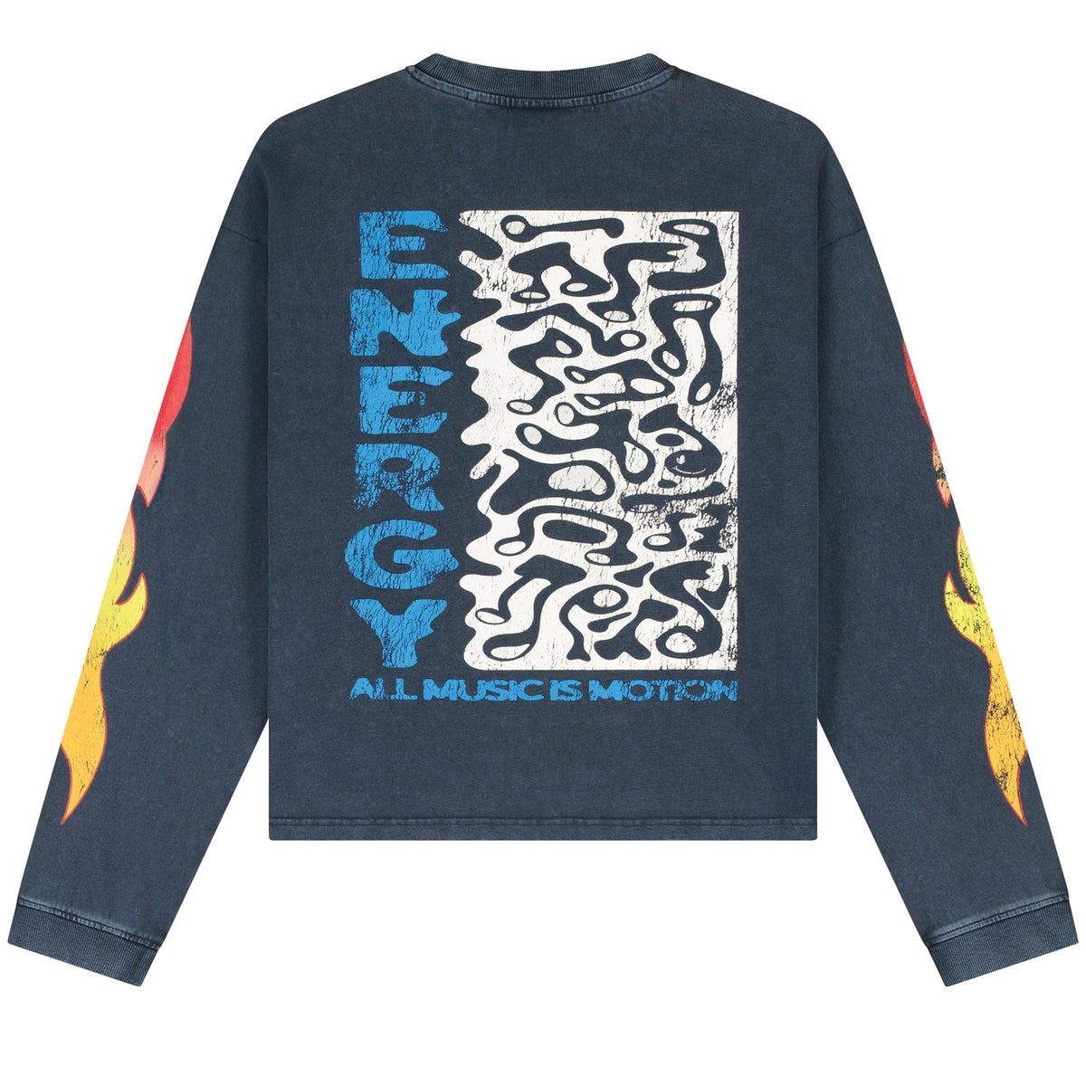 Lovelee Dae Frankie Energy Longsleeve T-shirt Donker Blauw