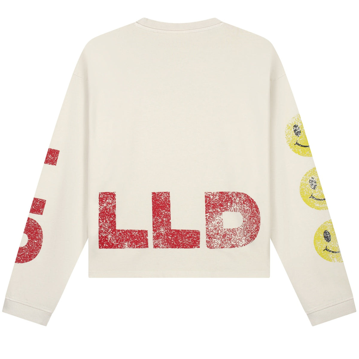 Lovelee Dae Frankie LLD Smile Longsleeve T-shirt Off White