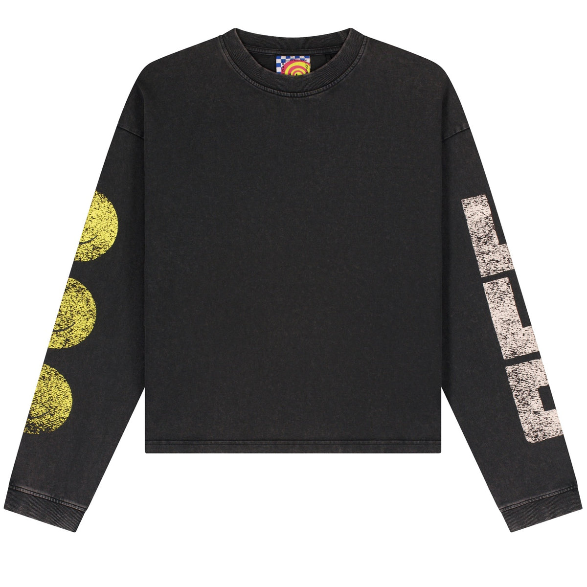 Lovelee Dae Frankie LLD Smile Longsleeve T-shirt Zwart