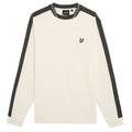 Lyle & Scott Contrast Taped Sweater Off White