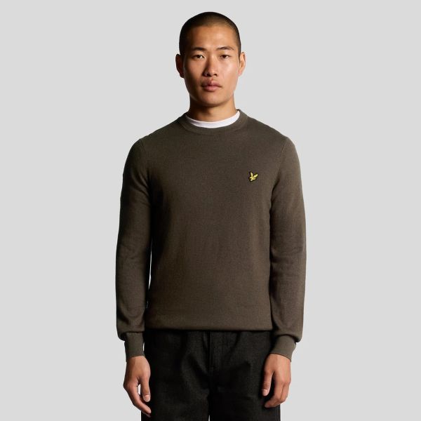 Lyle & Scott Cotton Merino Sweater Bruin