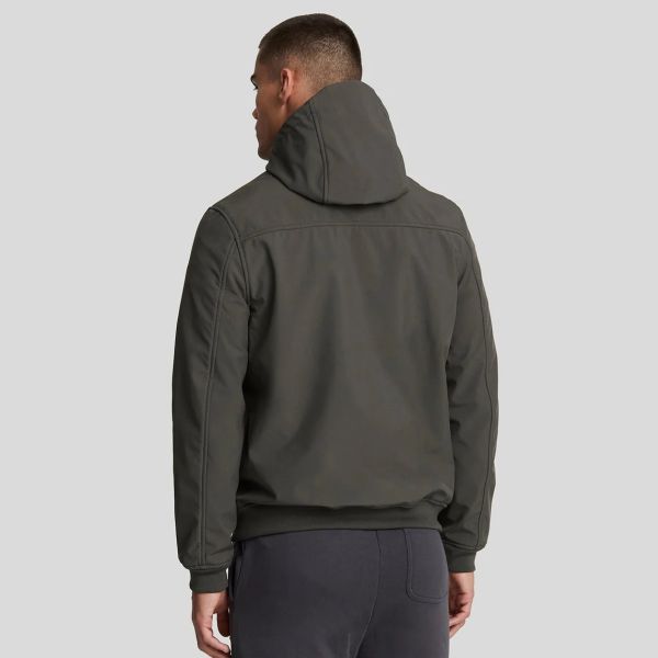 Lyle & Scott Fleece Back Softshell Jack Antraciet – Mezaldy