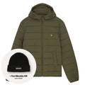 Lyle & Scott Puffer Donker Groen