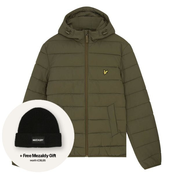 Lyle & Scott Puffer Donker Groen