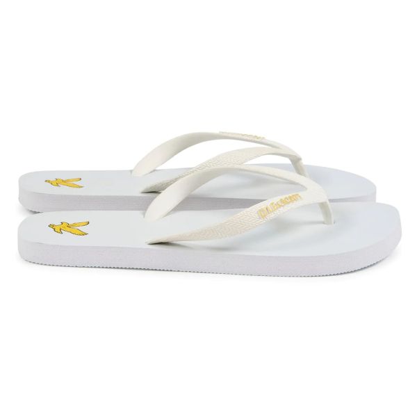 Lyle & Scott Slipper Wit