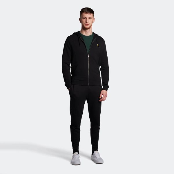 Lyle & Scott Zip Through Vest Zwart