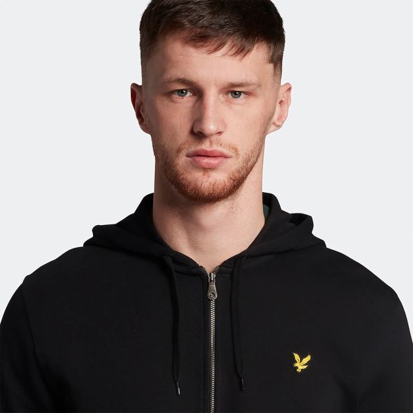 Lyle & Scott Zip Through Vest Zwart