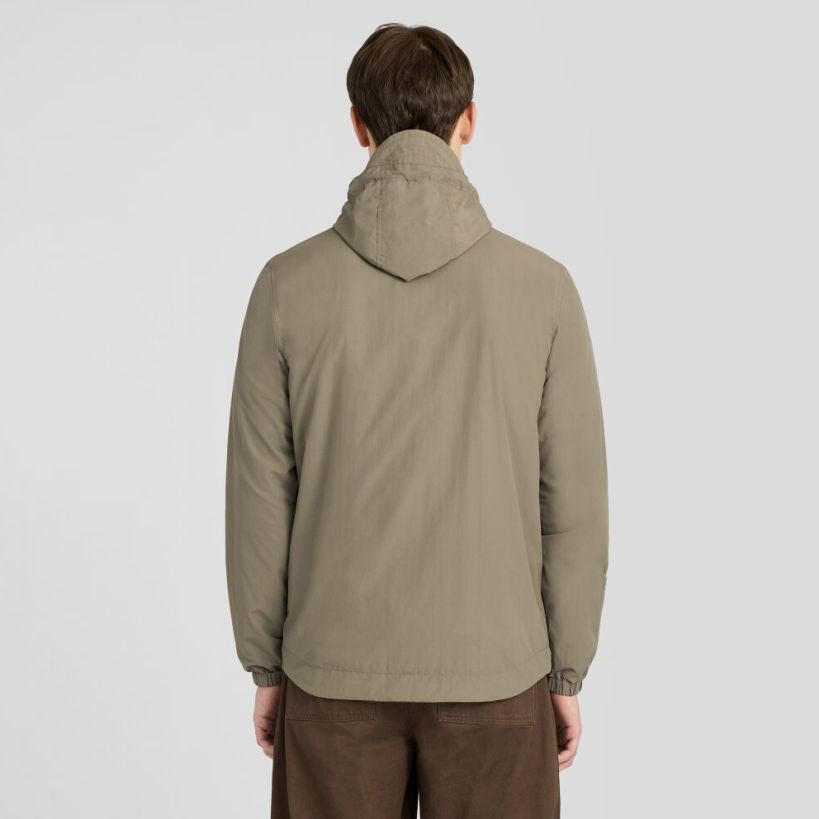 Lyle & Scott Contrast Zip Through Jack Donker Groen