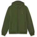 Lyle & Scott Fleece Back Softshell Jack Donker Groen
