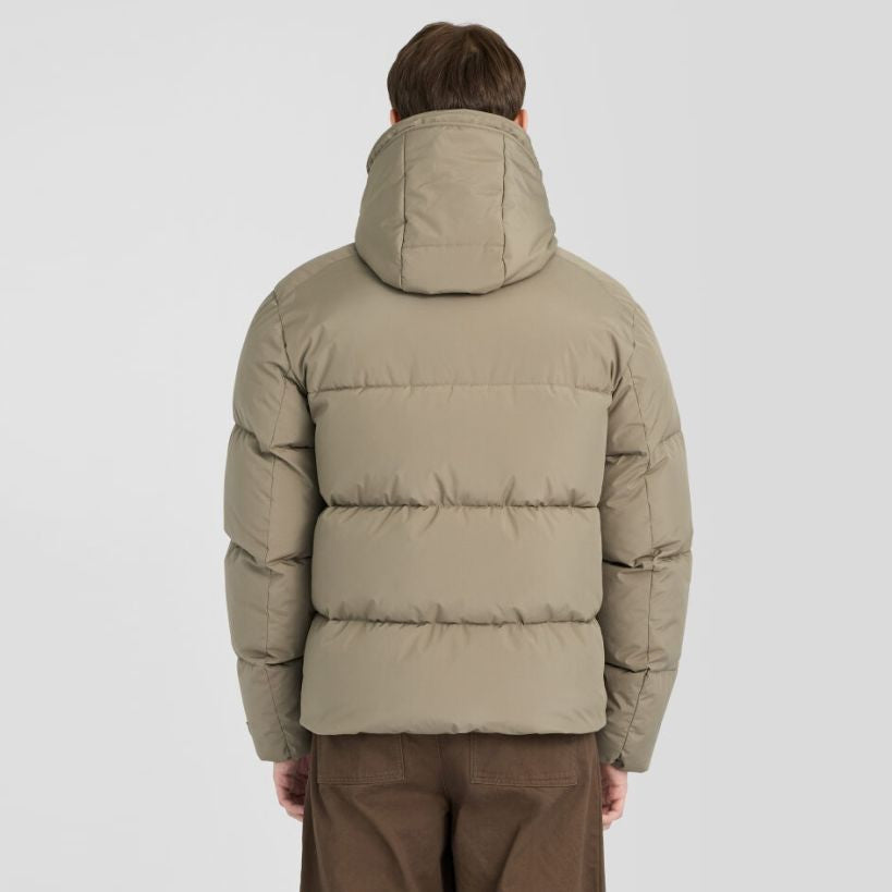 Lyle & Scott Hooded Puffer Donker Groen