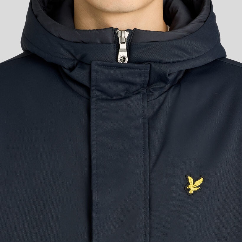 Lyle & Scott Padded Fishtail Parka Navy