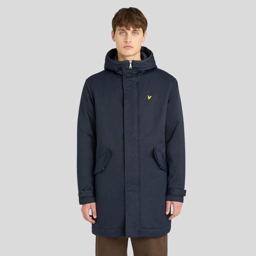 Lyle & Scott Padded Fishtail Parka Navy