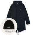 Lyle & Scott Padded Fishtail Parka Navy
