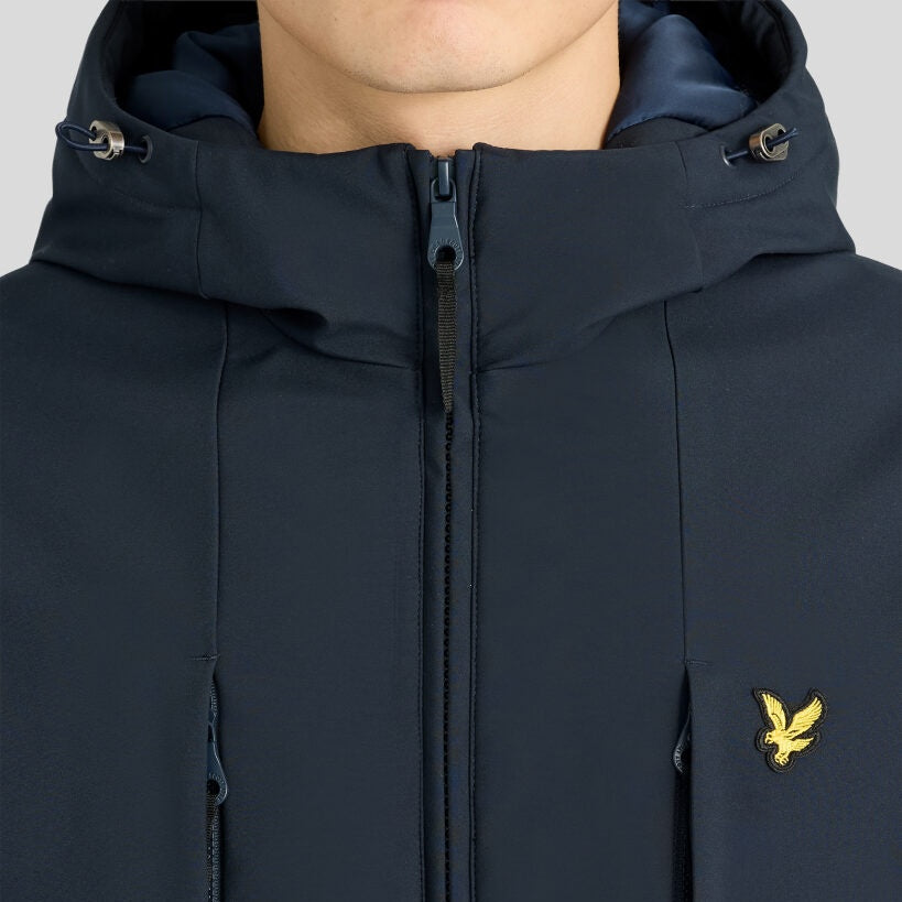 Lyle & Scott Wadded Softshell Jack Navy