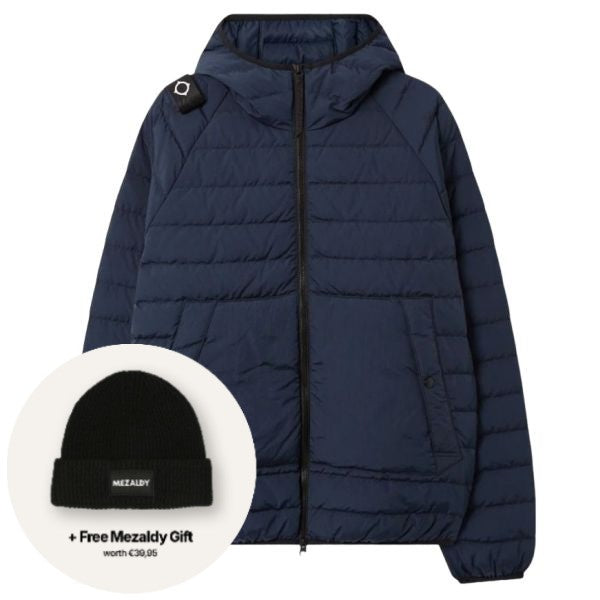 Ma.strum Hooded Down Jas Navy