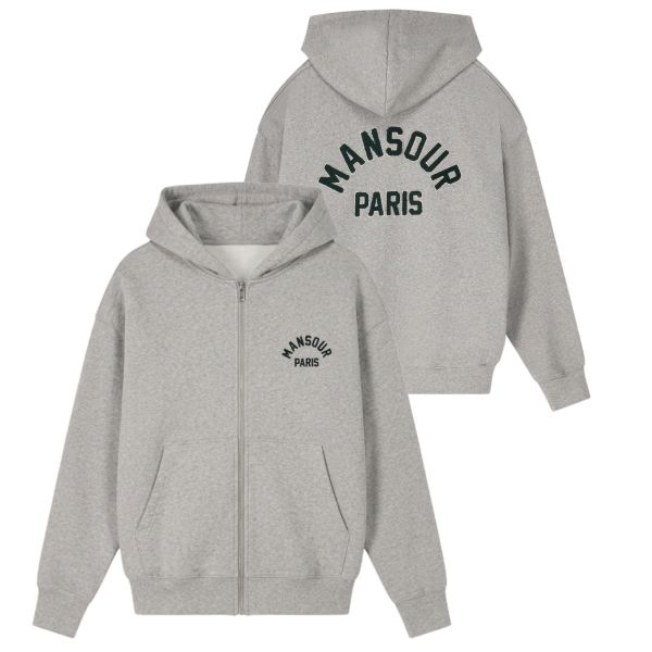 Mansour Paris College Vest Grijs