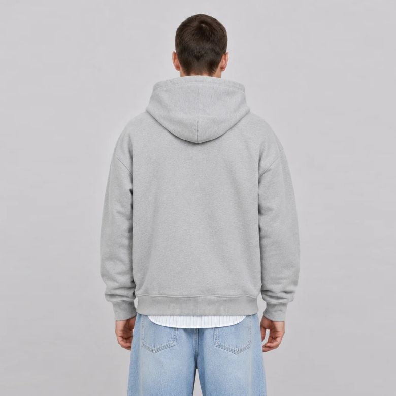 Mansour Script Hoodie Grijs
