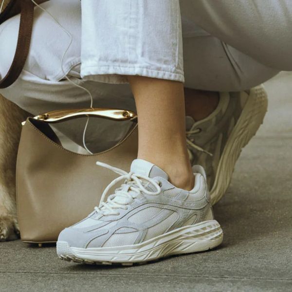 Mercer Amsterdam The Re-Run MAX Suede Sneaker Grijs