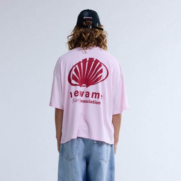 New Amsterdam Surf Association Corporate Logo T-shirt Roze