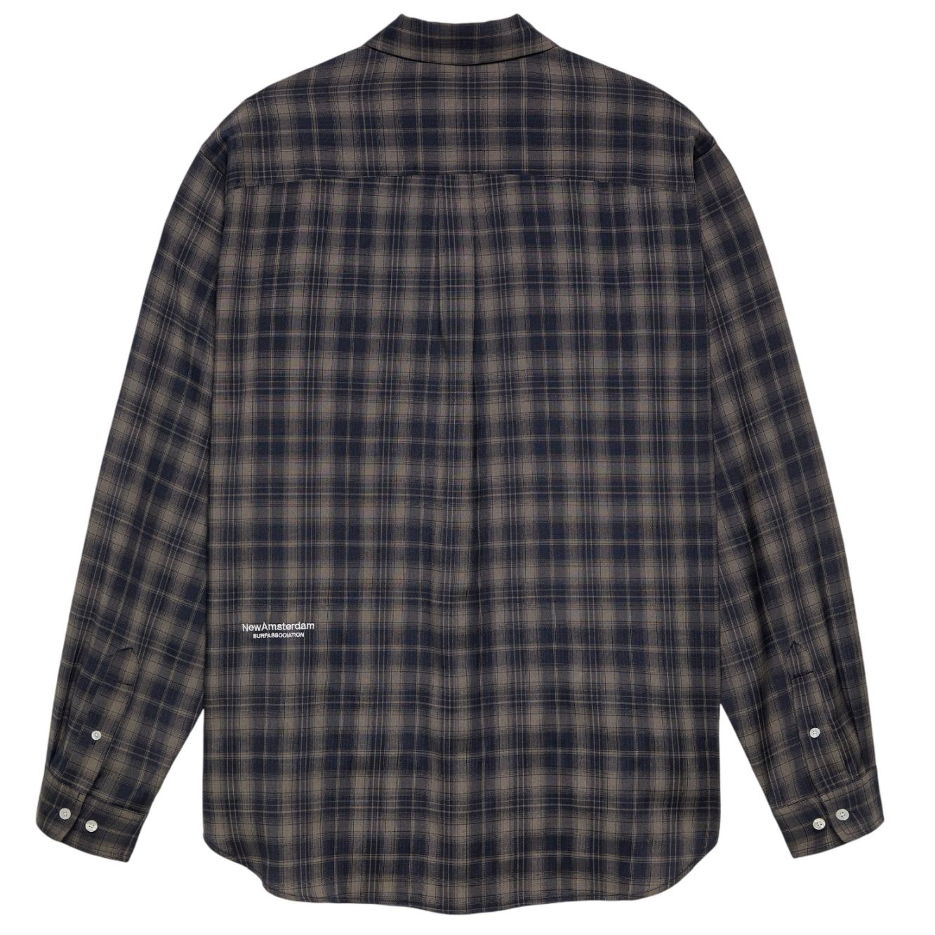 New Amsterdam Surf Association Beach Check Overhemd Navy