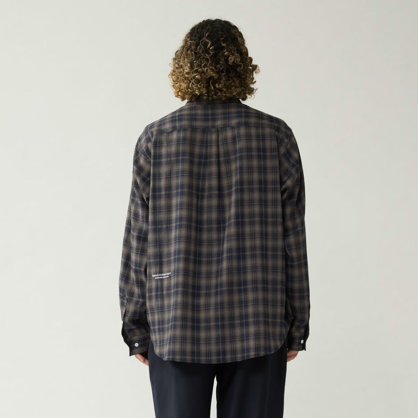 New Amsterdam Surf Association Beach Check Overhemd Navy