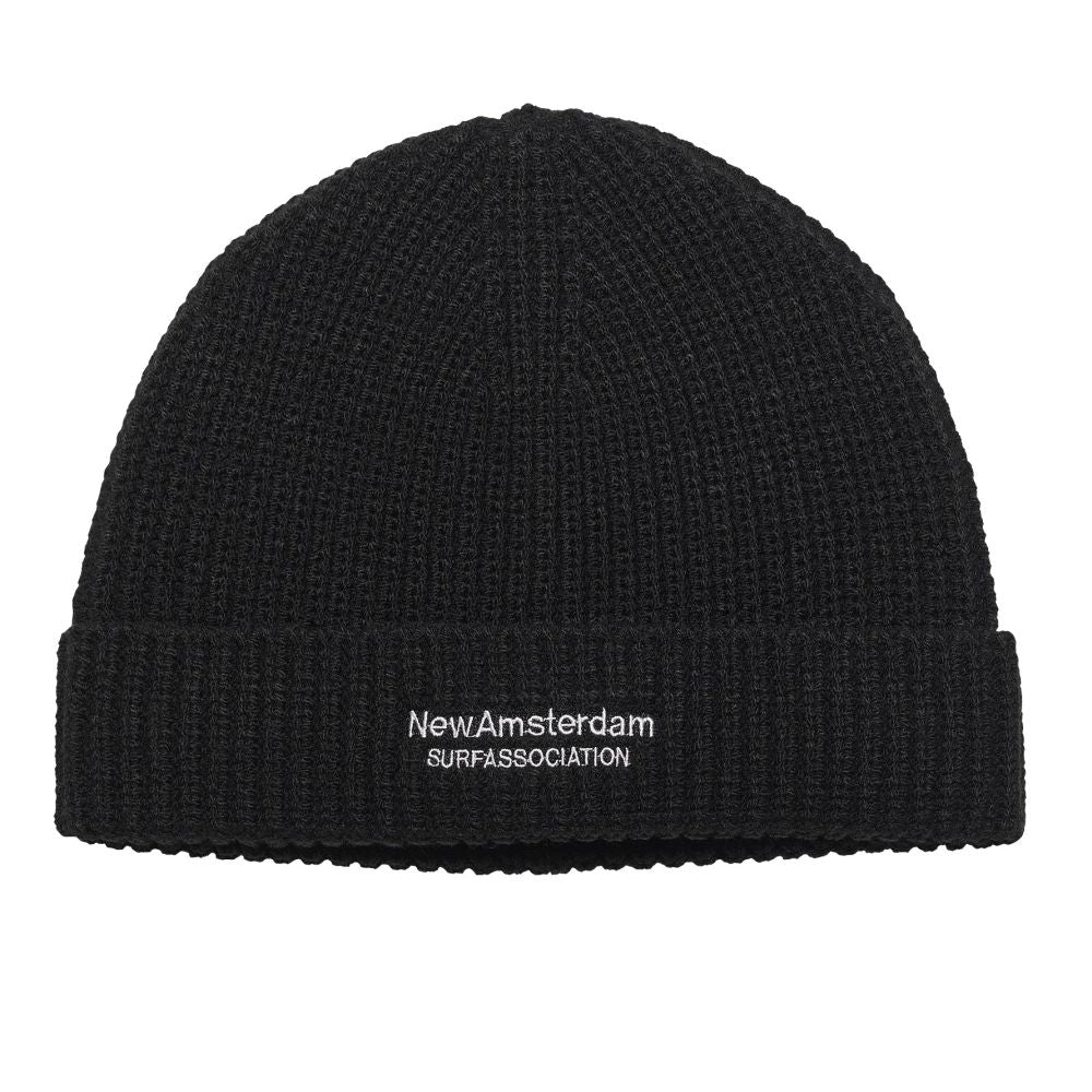 New Amsterdam Surf Association Reversible Logo Muts Zwart