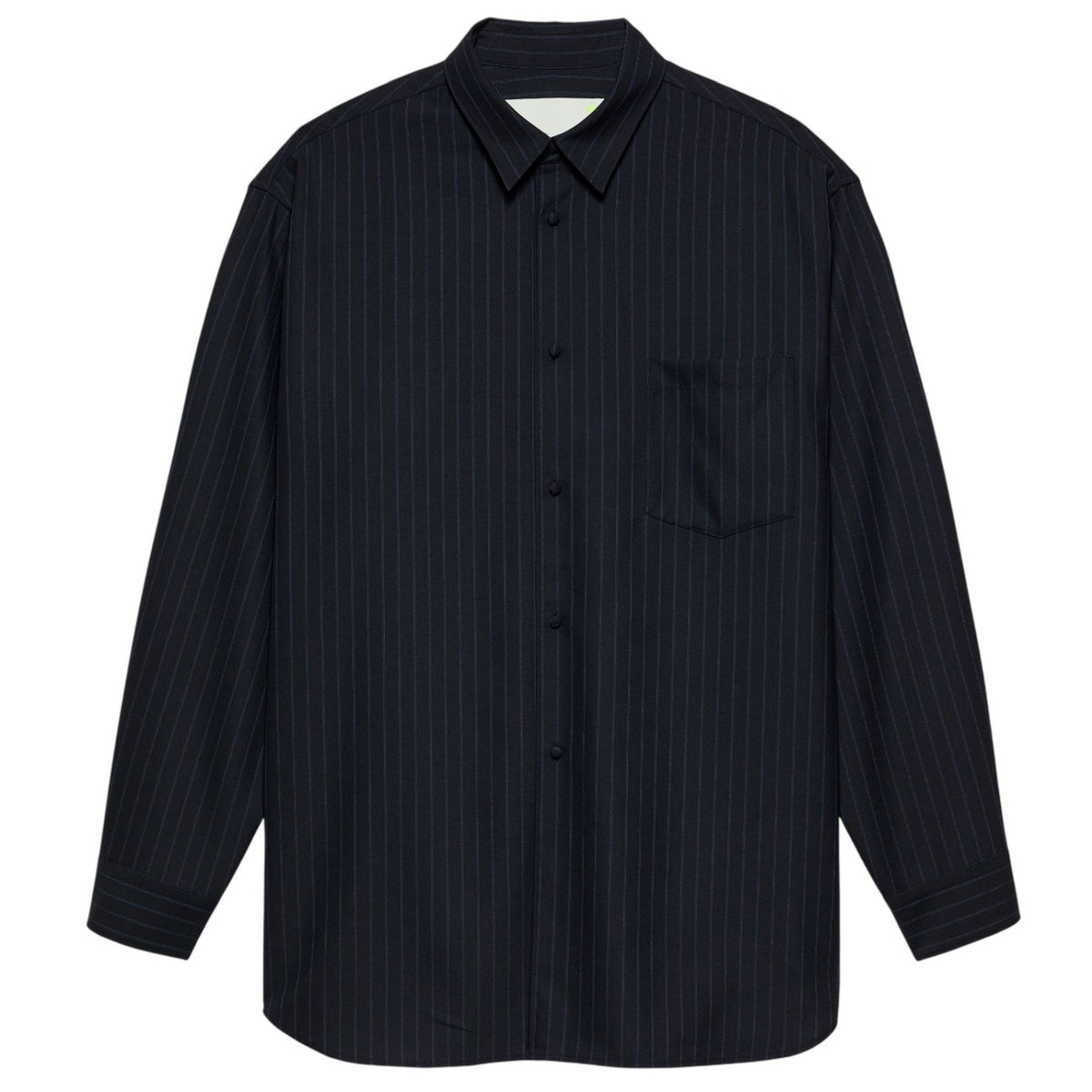 New Amsterdam Surf Association Wool Oversized Overhemd Navy