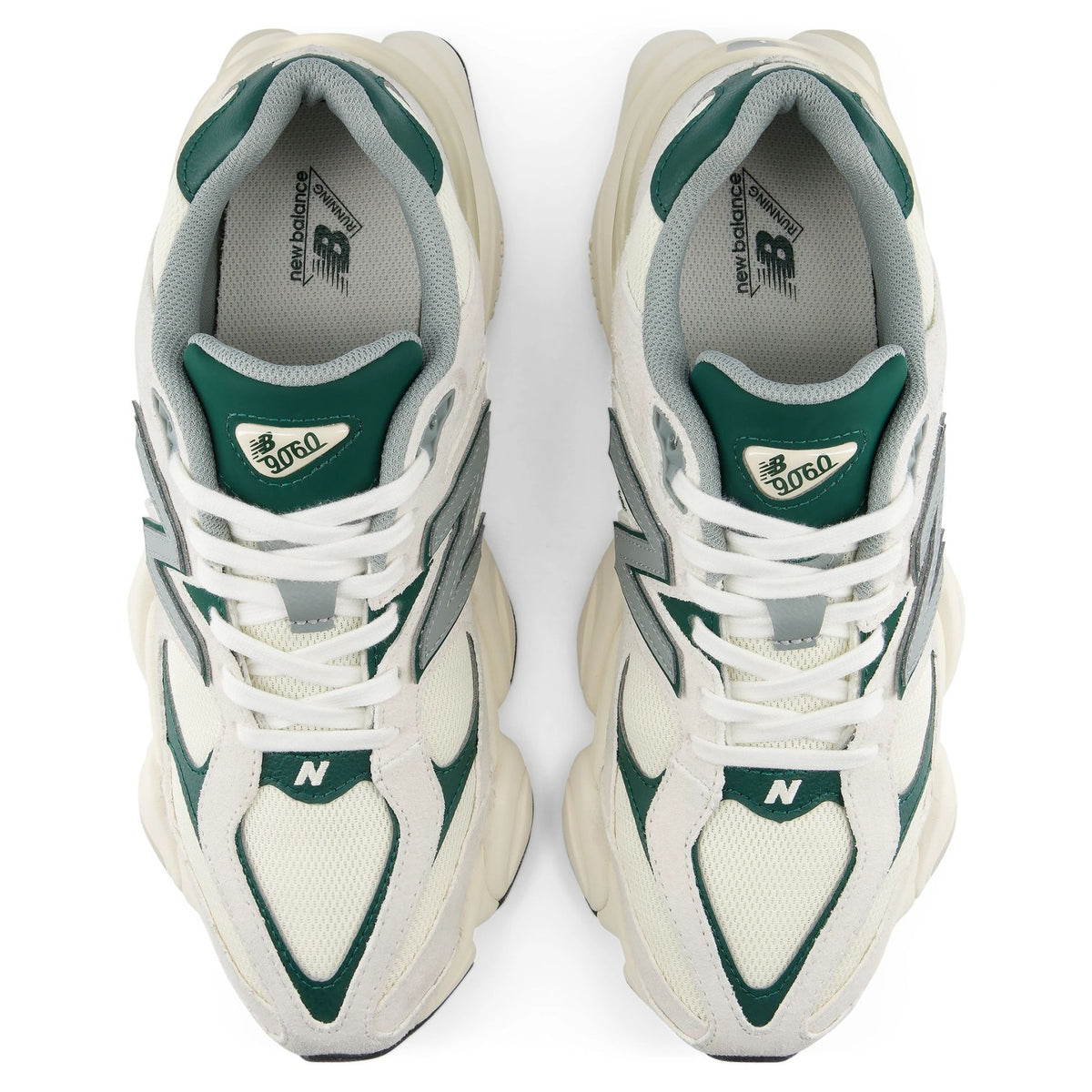 New Balance 9060 Sneaker Wit/Donker Groen