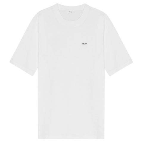 NN.07 Adam Emb T-shirt Wit