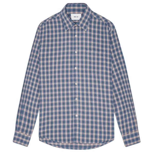 NN.07 Deon Overhemd Blauw