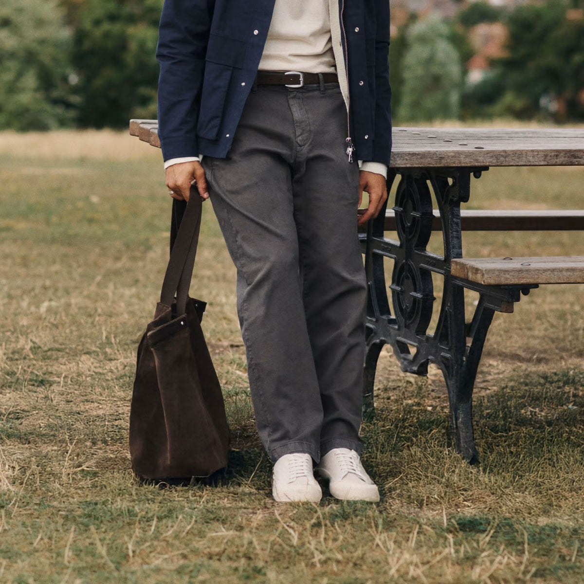 N.07 Aden Straight Leg Chino Dunkelgrün