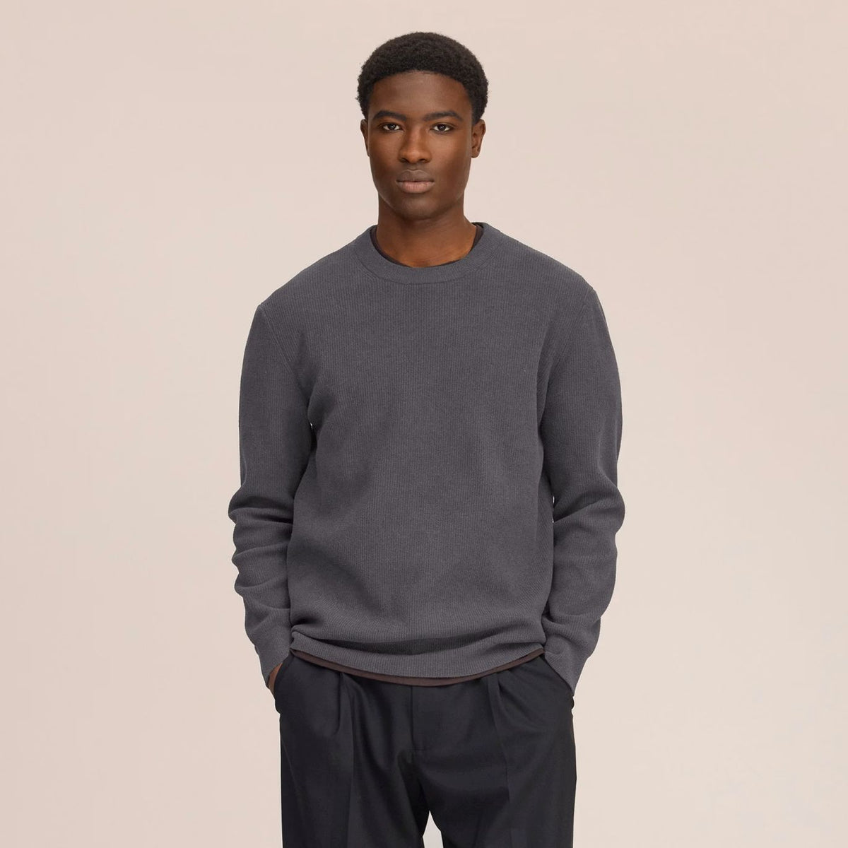 NN.07 Danny Knit Sweater Antraciet